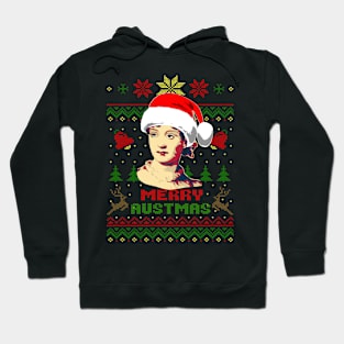 Jane Austin Merry Austmas Hoodie